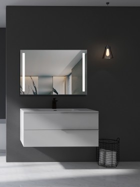 Espejos de baño iluminados con luz LED incorporada